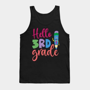 3nd Grade Second hello First Day of School Tank Top